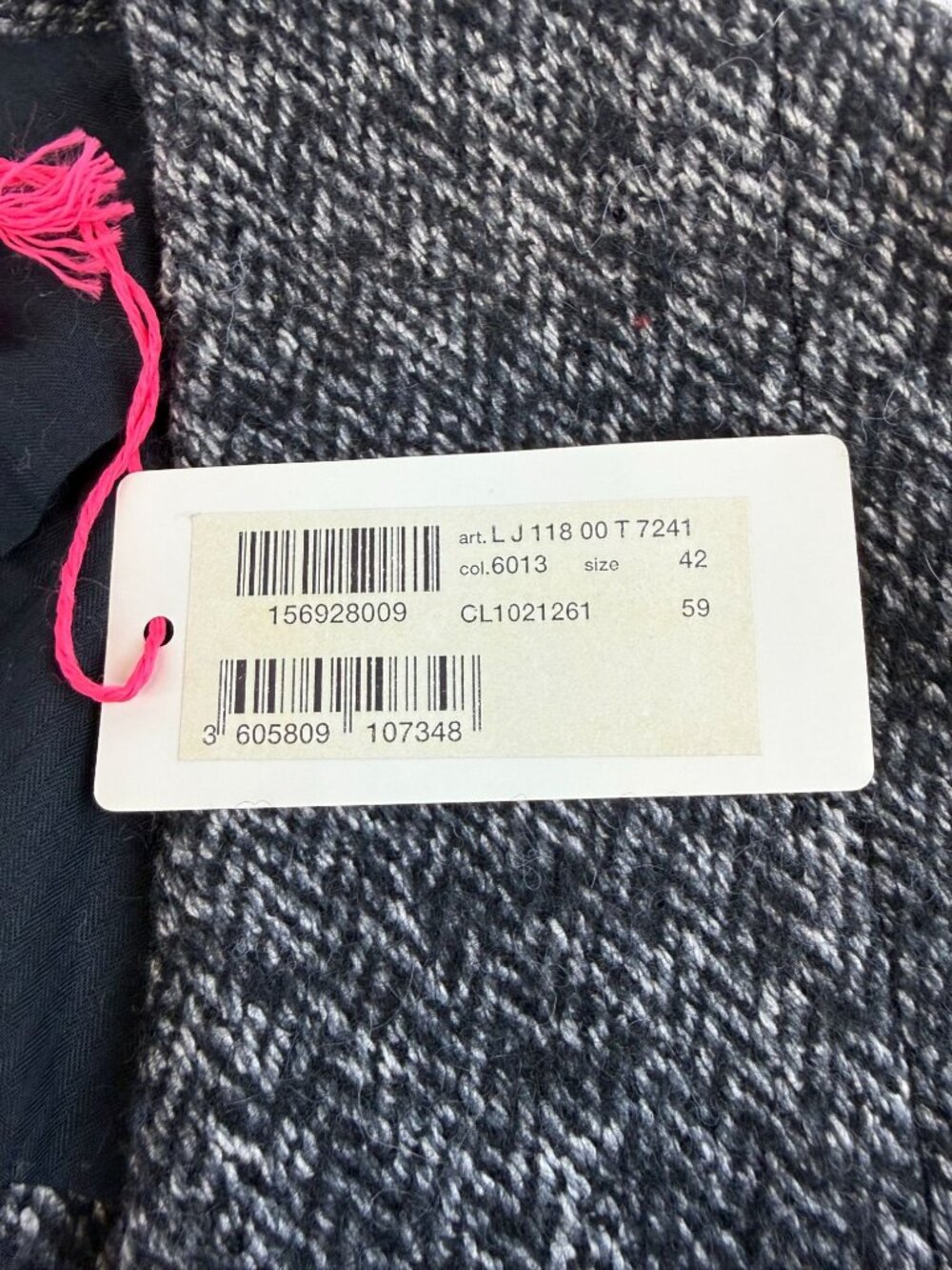 NWT See by Chloé Women’s Grey Cotton/Wool/Alpaca Unlined Coat Size 6US / 42IT - Picture 6 of 11